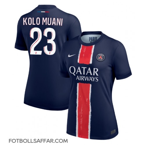 Paris Saint-Germain Randal Kolo Muani #23 Hemmatröja Dam 2024-25 Kortärmad